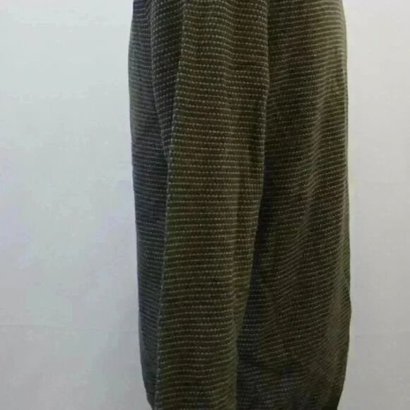 𝅺Tasso Elba Men's Brown Soft Touch Shawl Collar Rice Stitch Pullover Sweater - Picture 5 of 8